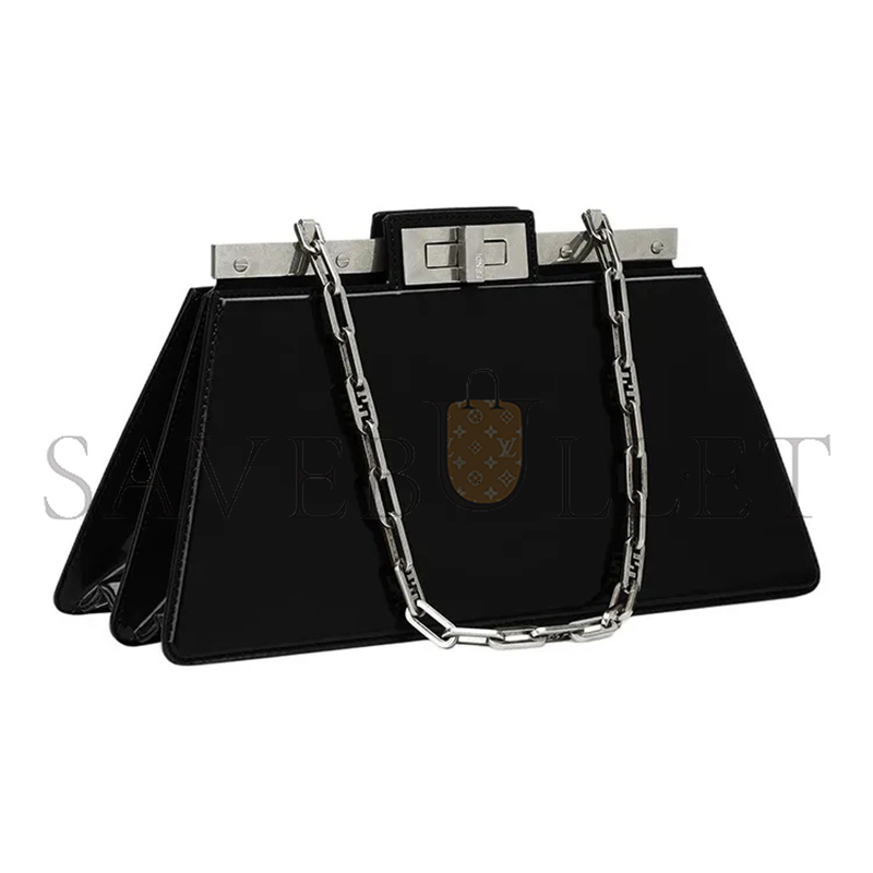 F**di patent leather peekaboo shoulder bag 8bn340anscf1juw (34*18.5*11cm)